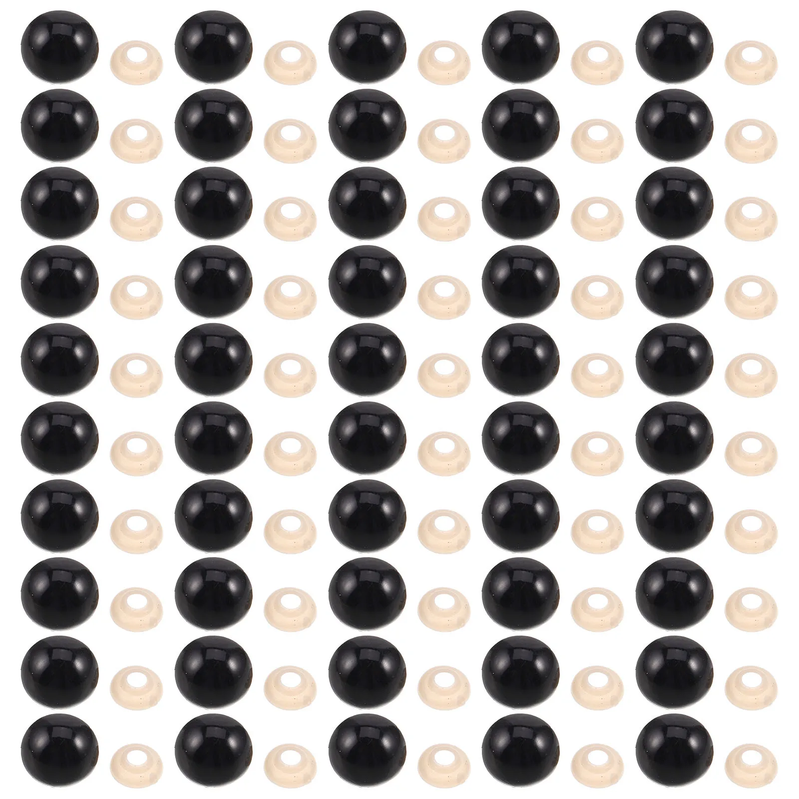 

150 Pcs DIY Craft Noses Crochet Eyes with Washers Animal Toy Safety for Crafts