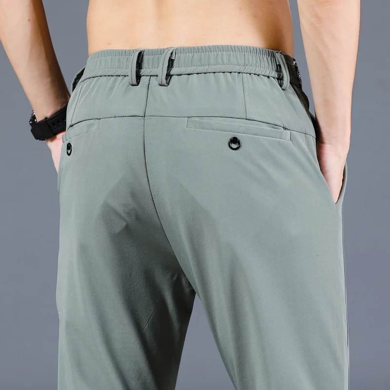 2024 Primavera Verano pantalones de Golf para hombres alta calidad elasticidad moda Casual pantalones transpirables ropa de hombre