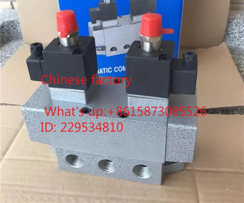 1pcs Three-position five-way sole-noid valve K35D2-15 K35D2H-15 Y mid-sealed four-quarter G1/2 DN15
