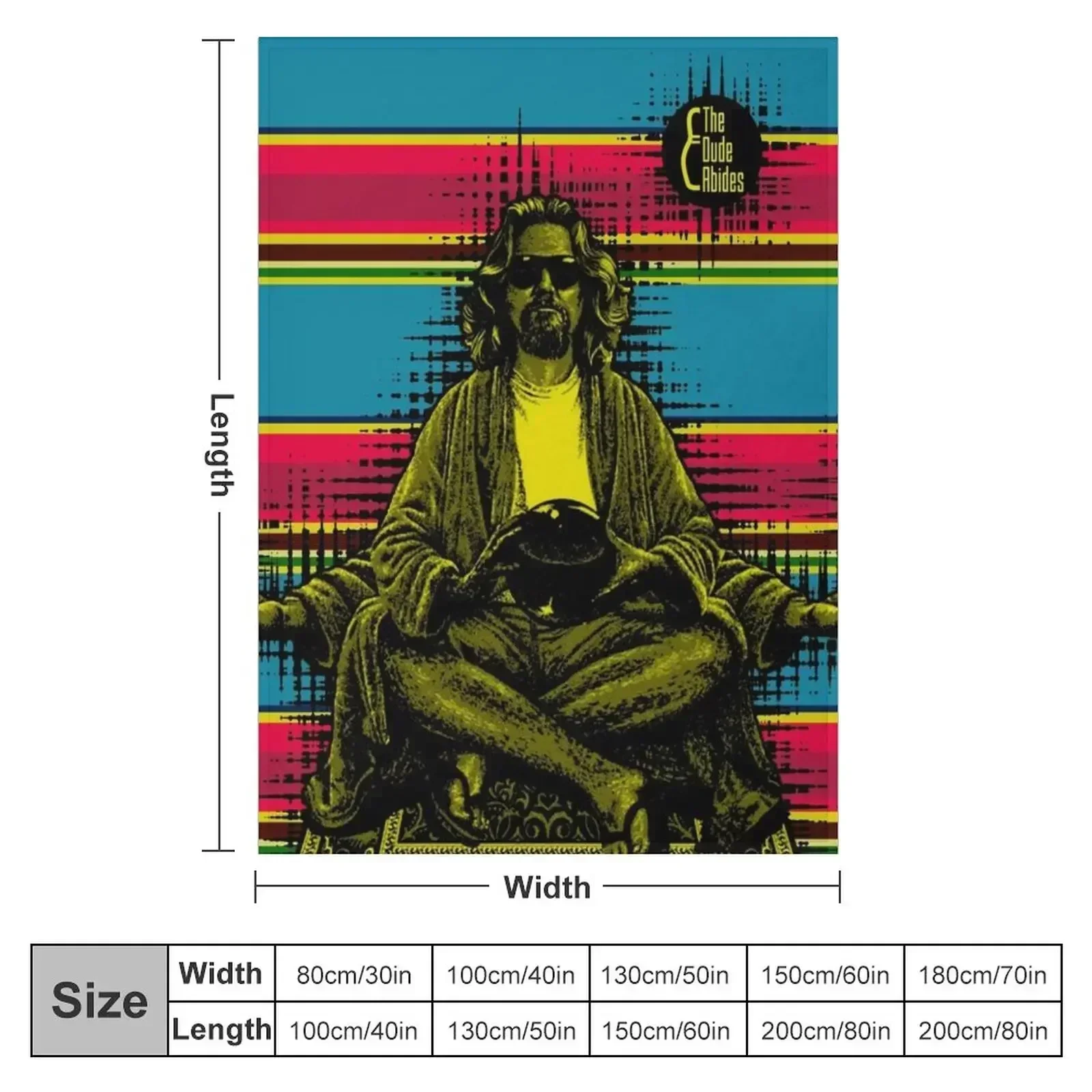 The Dude Abides Throw Blanket Cute Designers Blankets