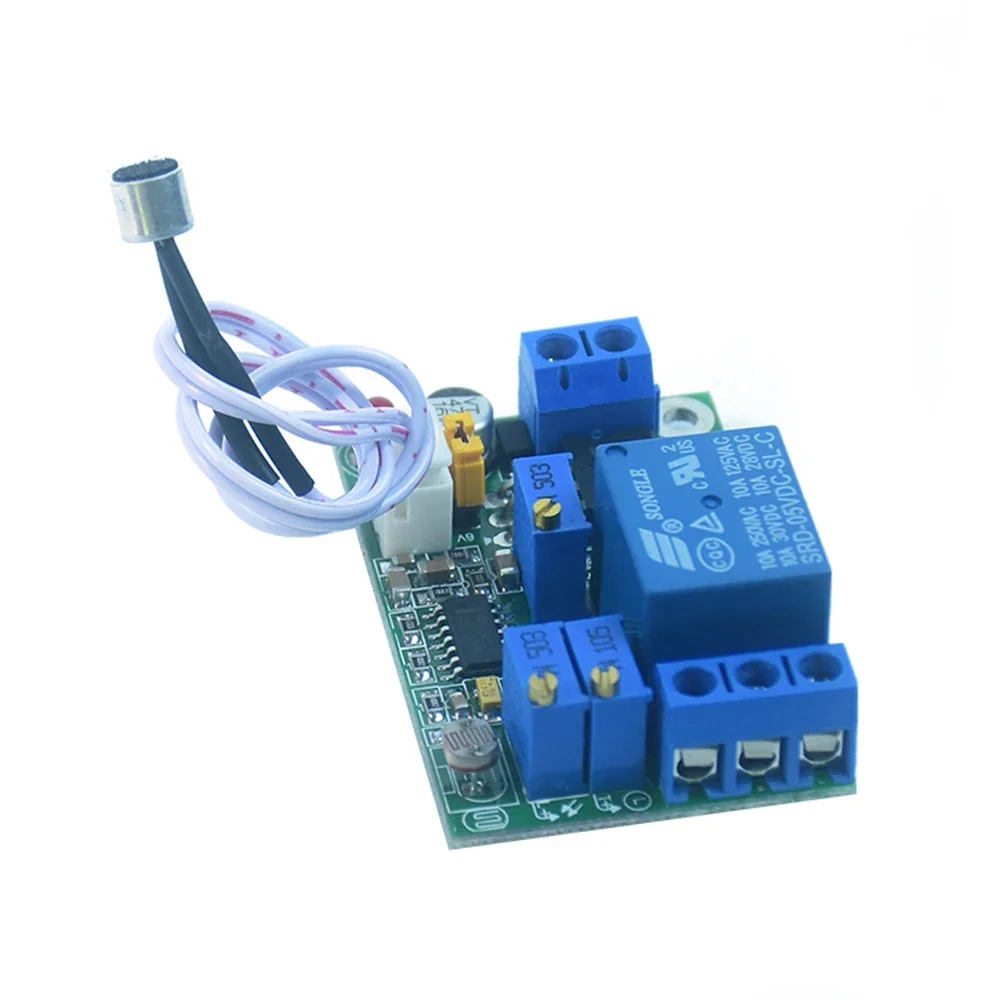 DC 7V-24V Sound Sensor Light Sensor Control 3S-60S Delay Adjustable Delay Switch Relay Module