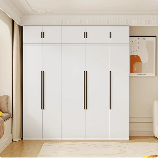 Factory Supply Modern Bedroom Wardrobe Metal Storage Cabinet for Clothes Balcony Lockers Storage Wardrobe Cabinetspromote sales