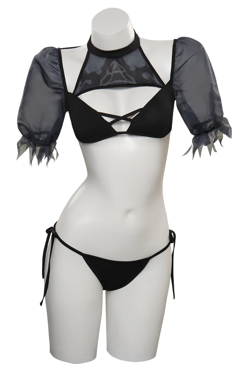 YoRHa 2B Cosplay Swimsuit Women Costume Anime Game NieR No.2 Type B Roleplay Fantasia Outfits Halloween Party Cloth Role Playing