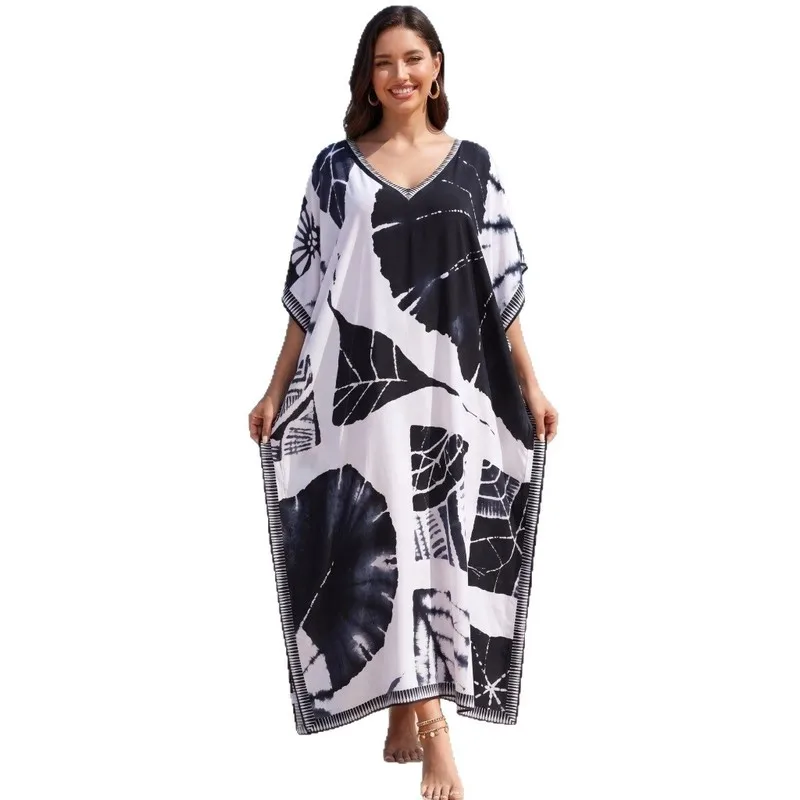 Women Beach Cover Up Oversized Lightweight Kimono Style Sleeveless Swim Coverup for Bikini Vacation Resort Pool Beach Outfit