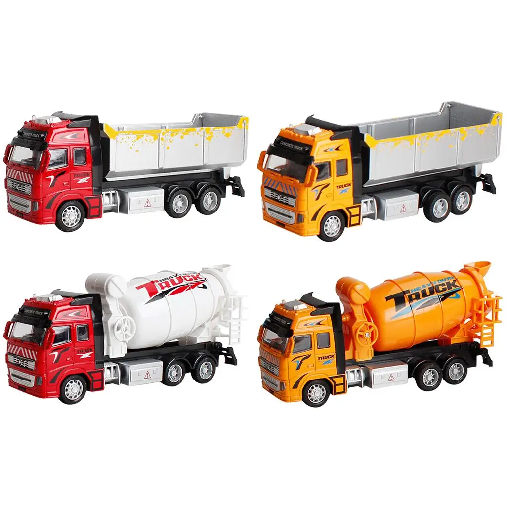 1/38 Diecast Alloy Pull Back Truck Model Boys Gifts Age 3 Toddlers Party Favors Home Decoration