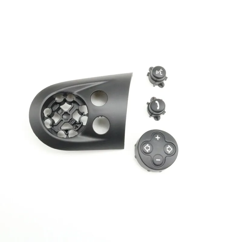 Auto Multifunktions Lenkrad Schalter Taste Abdeckung Für BMW MINI Cooper R55 R56 R57 R58 R59 R60 R61 2007 2008-2014 Carbon Faser