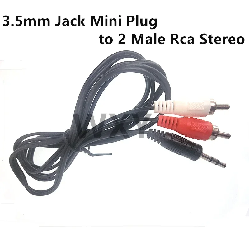 

AUX Cable connectors 3.5mm Jack Mini Plug to 2 Male Rca Stereo Phono Audio Speaker Adapter Splitter Extension cord