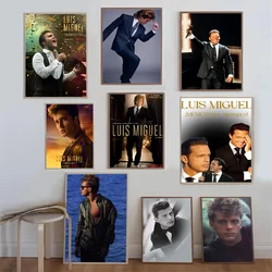 Luis Miguel Whitepaper Poster adesivo di carta impermeabile Coffee House Bar pittura murale artistica estetica