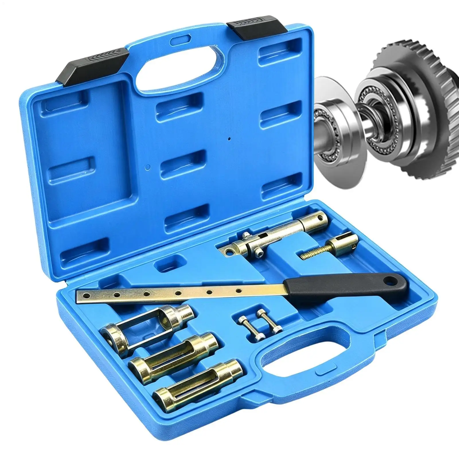 Valve Spring Compressor Tool Set Long Handle Manual Valve Stem Oil Seal Replacement Tool Valve Spring Installer Remover Kit
