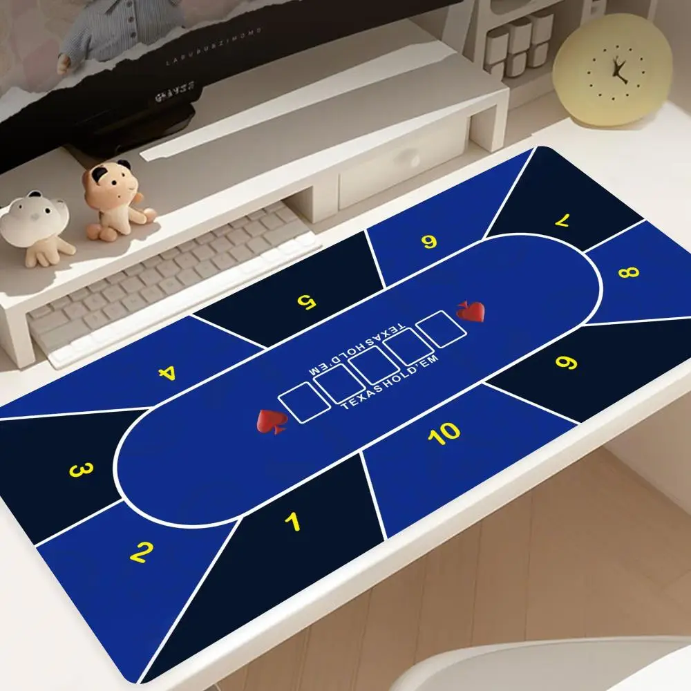 Texas Hold'em Table Pad Portable Rubber Poker Mouse Pad Keyboard Office Gaming Table Pad Gambling Player Game Layout HYBXXCCC
