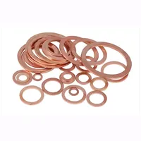 M10.5 M12 M13 M14 M16 M17 M18 M20 Brass Copper Sealing Boat Crush Washer Flat Gasket Ring Sump Plug Oil Seal Fitting 1.5mm