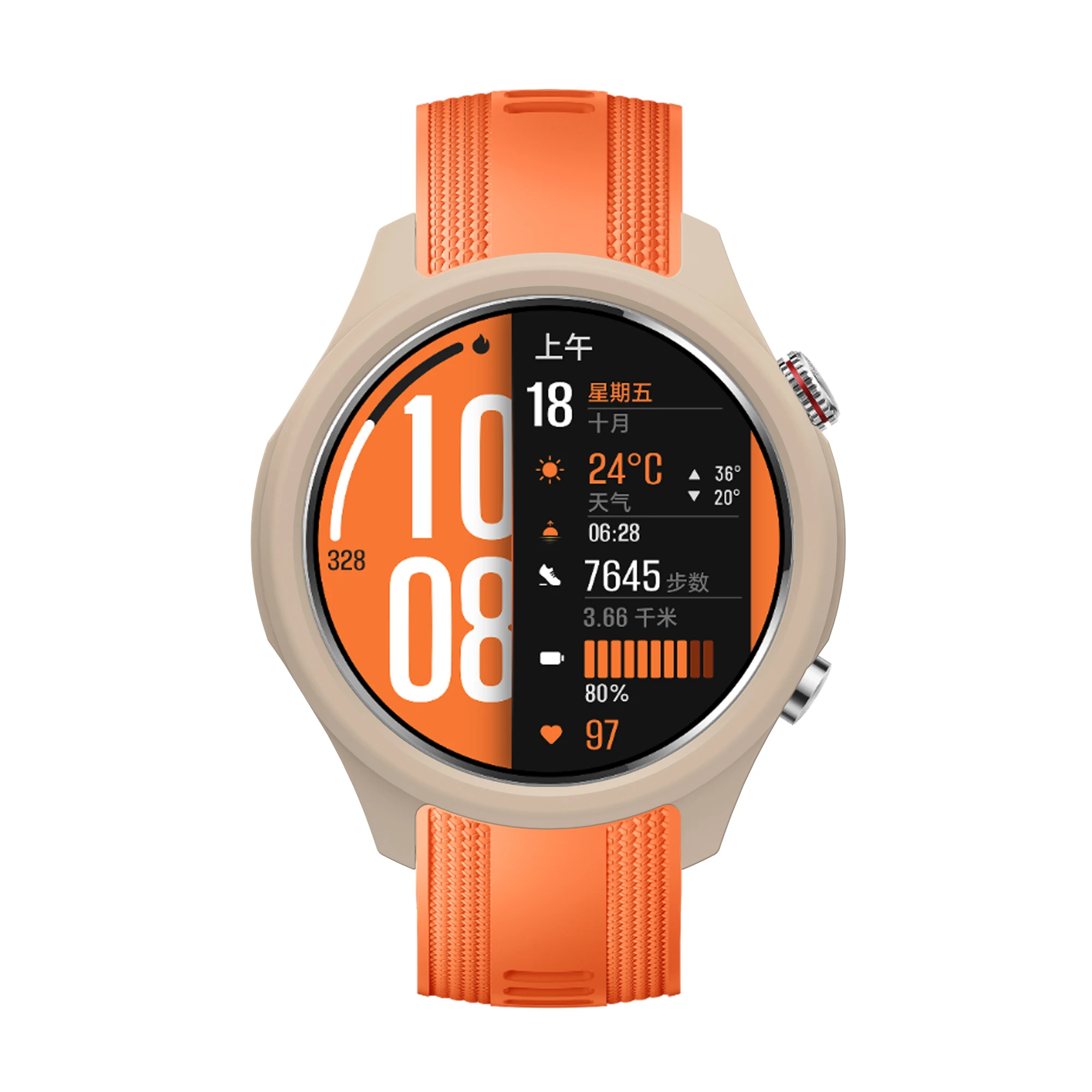 Soft Silicone Protective Case For Honor Watch 5 Pro  Protector Shell Frame Bumper Cover