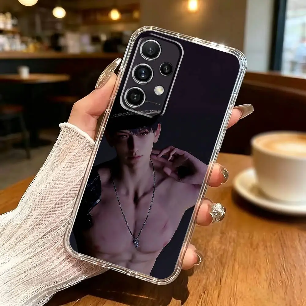Caleb Xia Yizhou phone Case For Samsung S25,24,21,22,23,30,Ultra,20,Plus,Fe,Lite,Note Transparent Cover