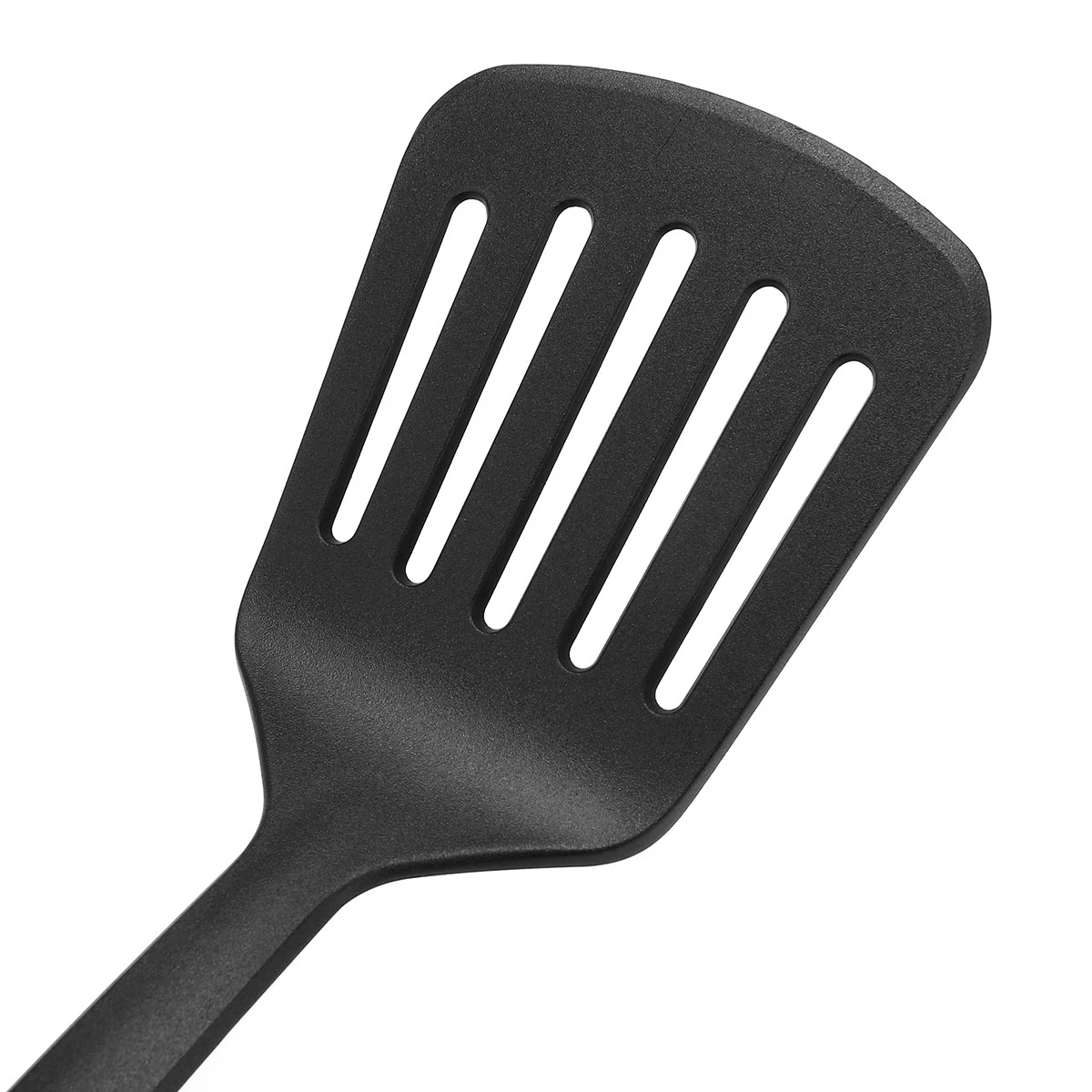 

6 Pcs Kitchen Utensils Nylon Kitchenware Set Cooking Gadgets Spatula Black for Nonstick Cookware Mini