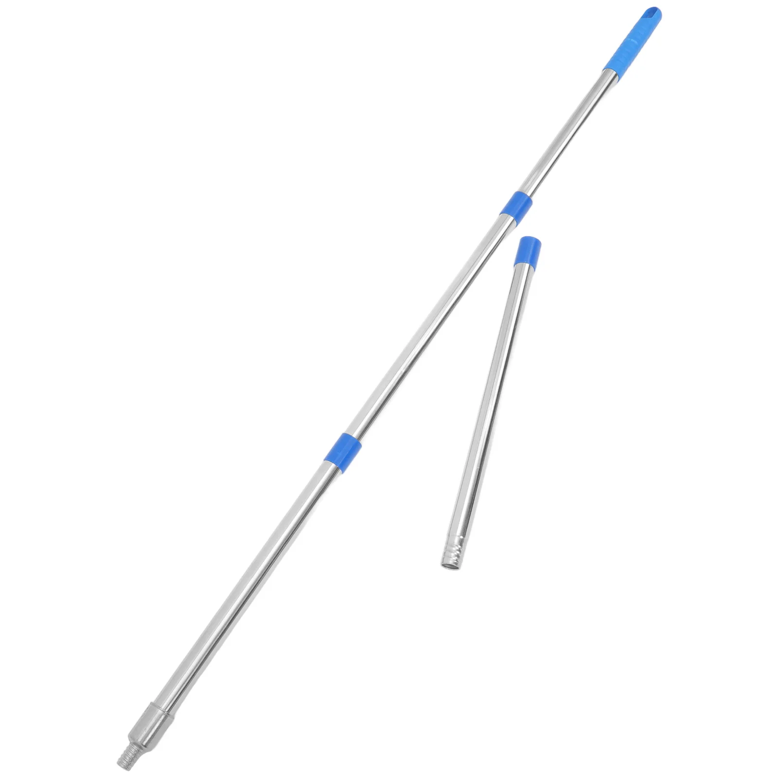 

Thickened Stainless Steel Pipe Multi-section Extendable Rod for Light Bulb Changer Durable Metal Broom Rods Mop Handle