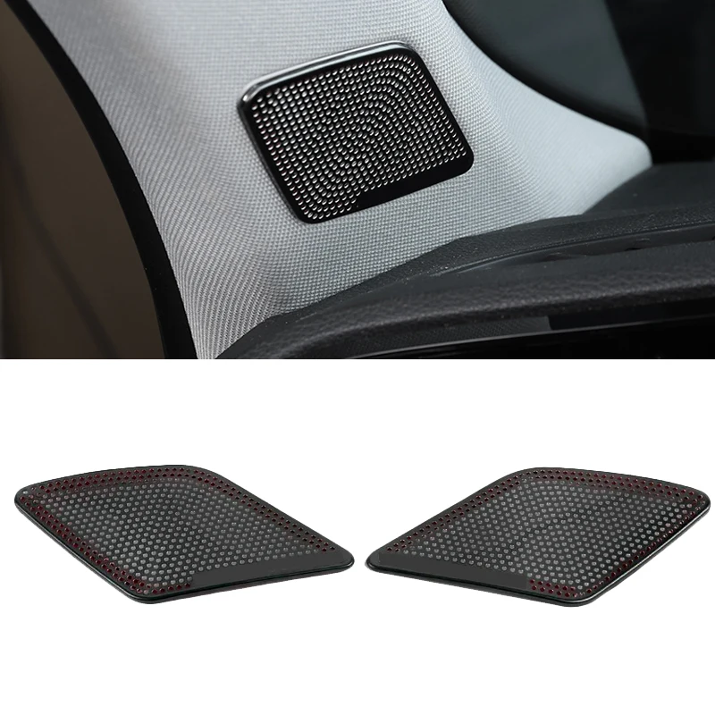 Car Accessories Door Audio Speaker Cover Sound Circle Ring Trim Sticker Frame Interior Decoration for Audi Q3 F3 2018-2021