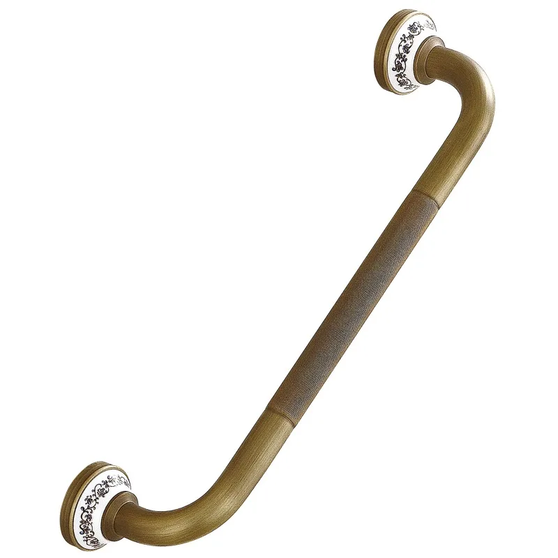 

Bathroom bathroom the elderly armrest European copper armrest toilet side handle bathtub side safety armrest