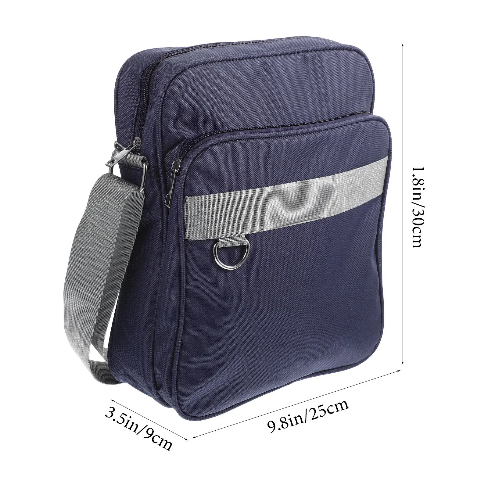 Large Capacity Students Daily Fabric Messenger Bag Stylish Cross Body Tote Lightweight Comfortable Grip for School Travel