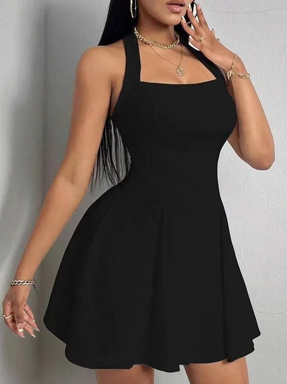 

Сексуальная бальная Ne висящая однотонная юбка трапециевидной формы с завязкой на талии Dr, повседневная одежда из полиэфирного волокна с высокой талией