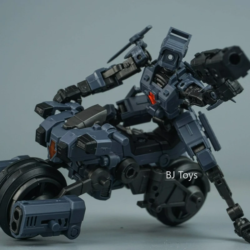 Transformateur de motos soldats, cavalerie volante, modèle 1/24, assembler des squelettes mobiles Mecha, figurines d'action Anime, jouets pour garçons, cadeaux