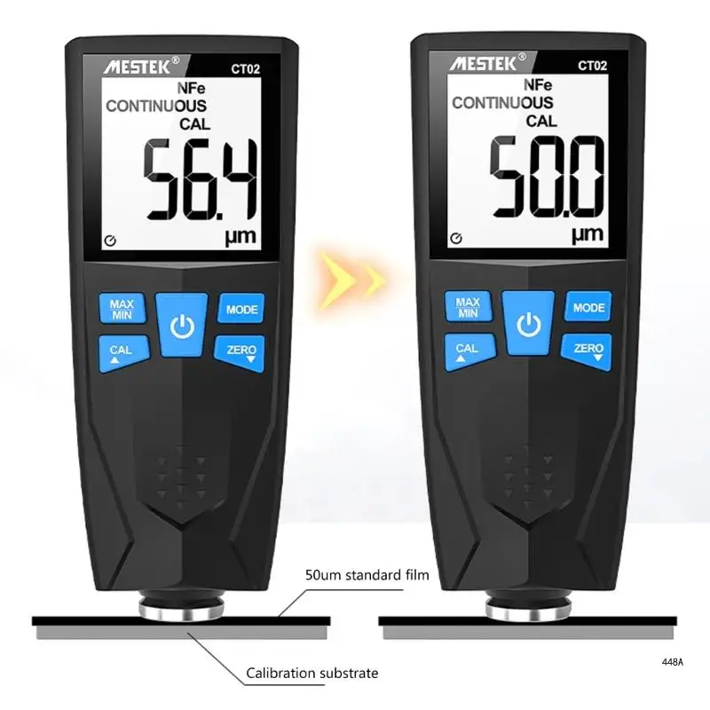 

High Accuracy Coating Thickness Gauges Double use Coating Thickness Tester Lightweight for Automotive Paint Measurement