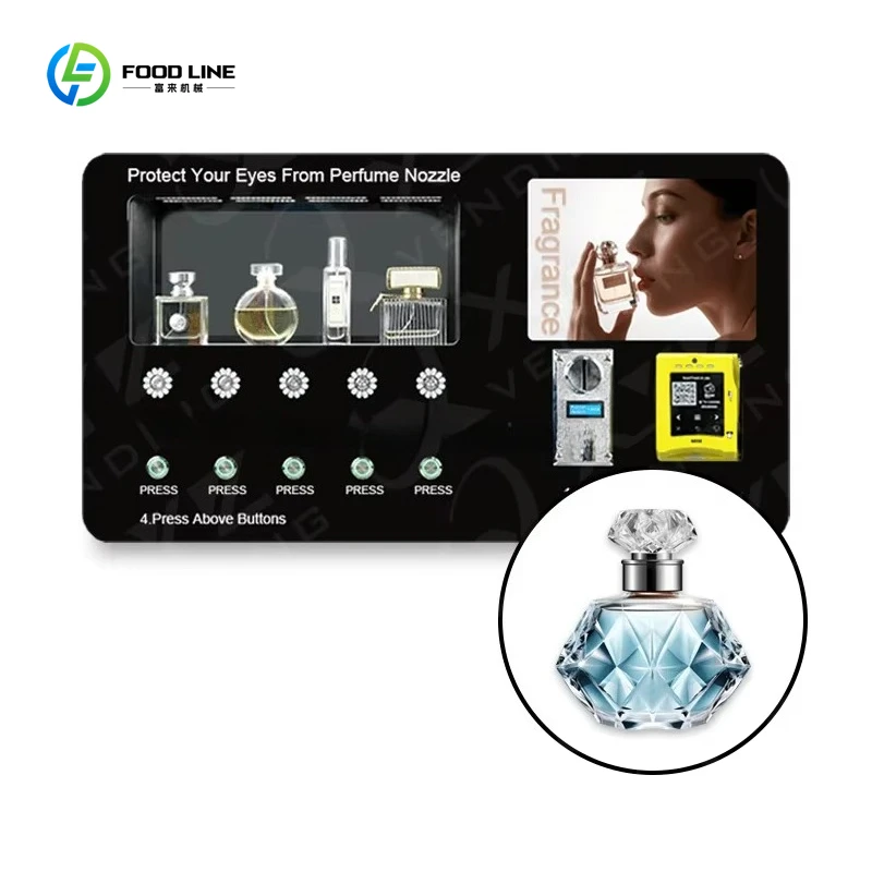 

Credit Card PaymentPerfume Fragrance Spray Vending Machine Automatic Spraying Perfume Vending Machine