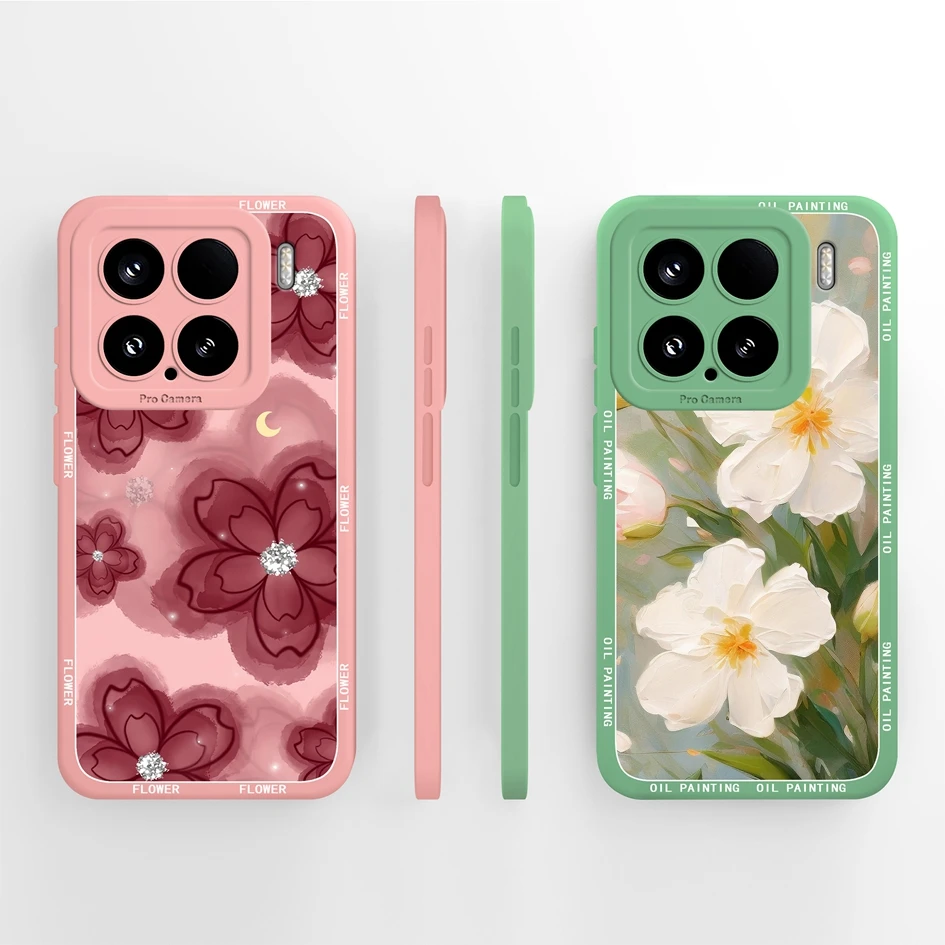 New Case For Xiaomi15 15 Pro Cute Animal Pattern Soft Slim Liquid Silicone Shockproof Protective For Xiaomi 15 15Pro Back Covers