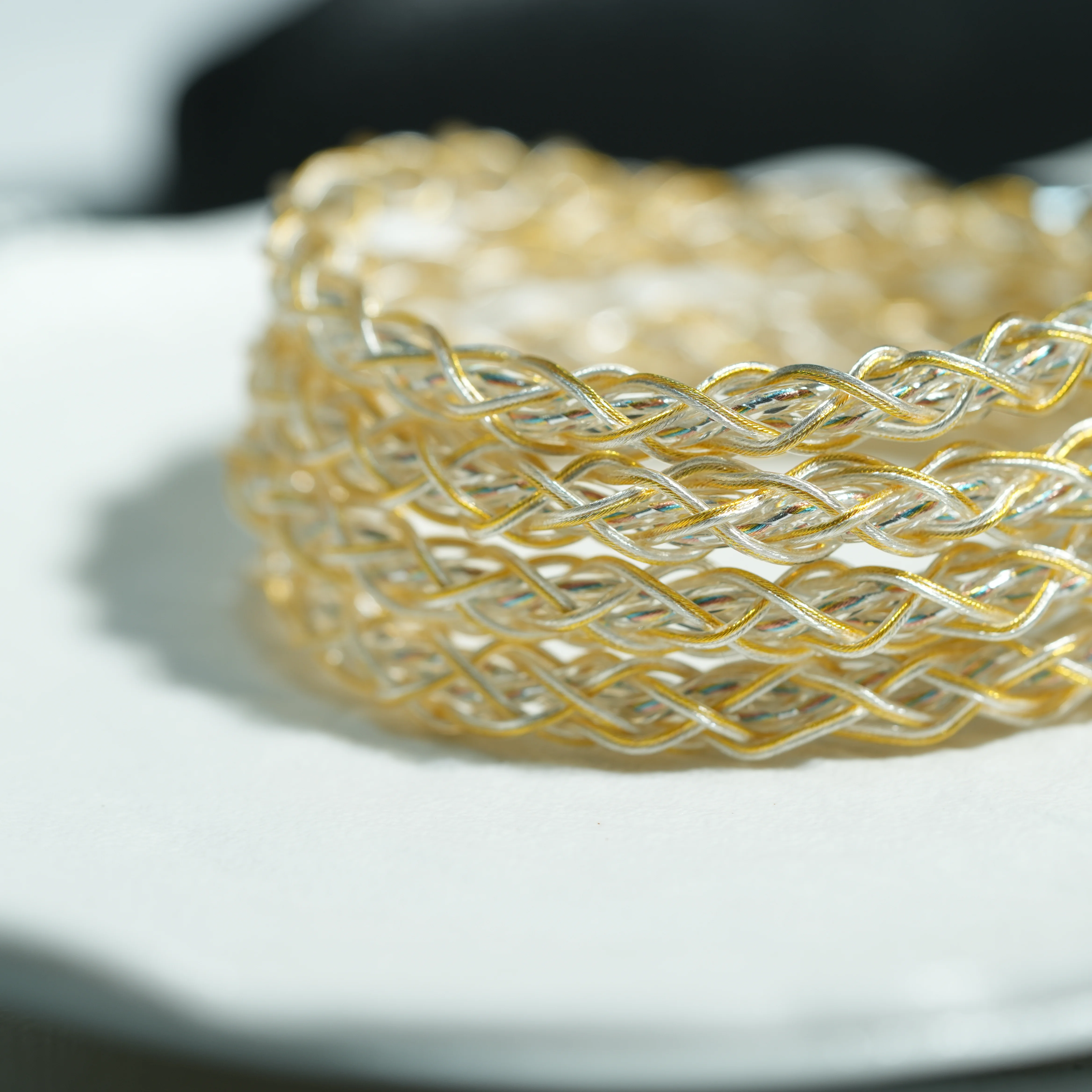 ZiSin-318 8-CoreGold silver palladium+silver foil+copper silver alloy In ear HIFI earphone upgrade cable Suitable forMK4 QKZ AKG - Image 6