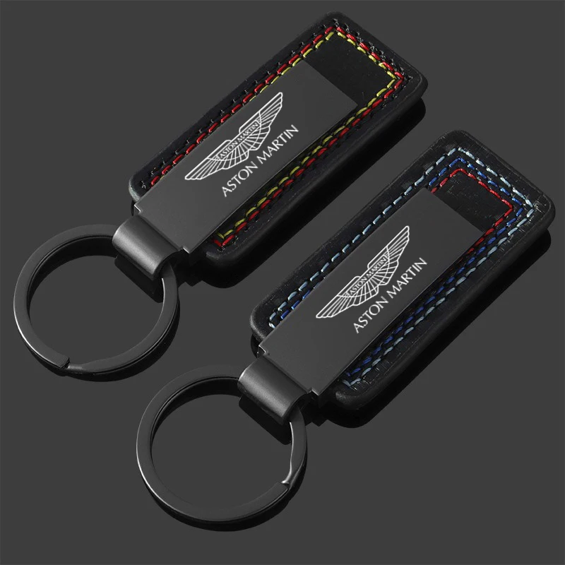 إكسسوارات جلدية معدنية لأستون مارتن DB S 11X9 المفاتيح سبائك الزنك كيرينغ 3 ألوان الرياضة المعادن كيرينغ المفاتيح قلادة #6