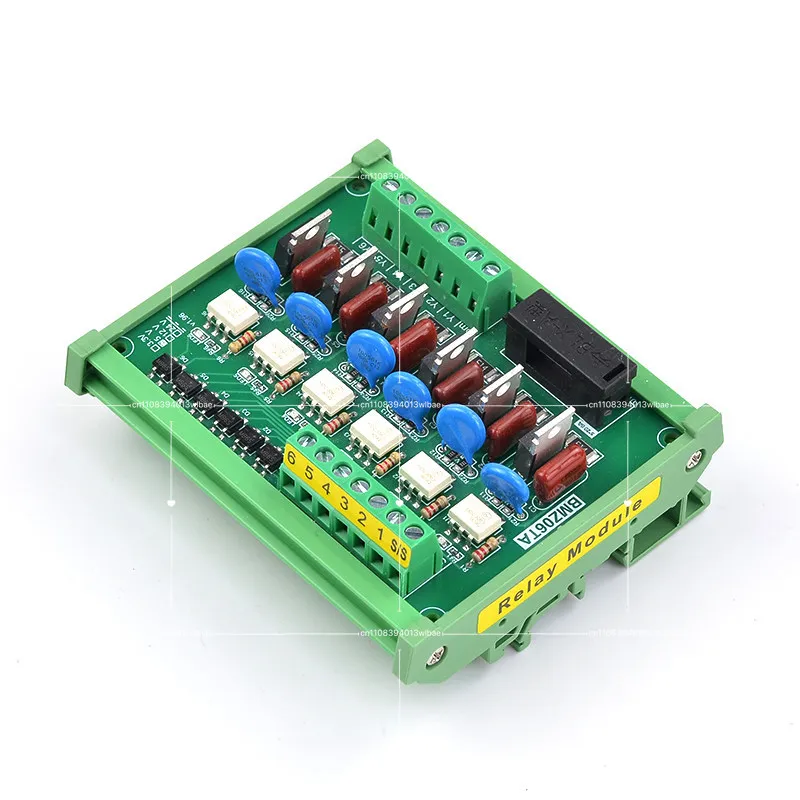 Optocoupler isolation IO microcontroller PLC AC amplifier board AC24-220V output, no touchpoint solid state relay