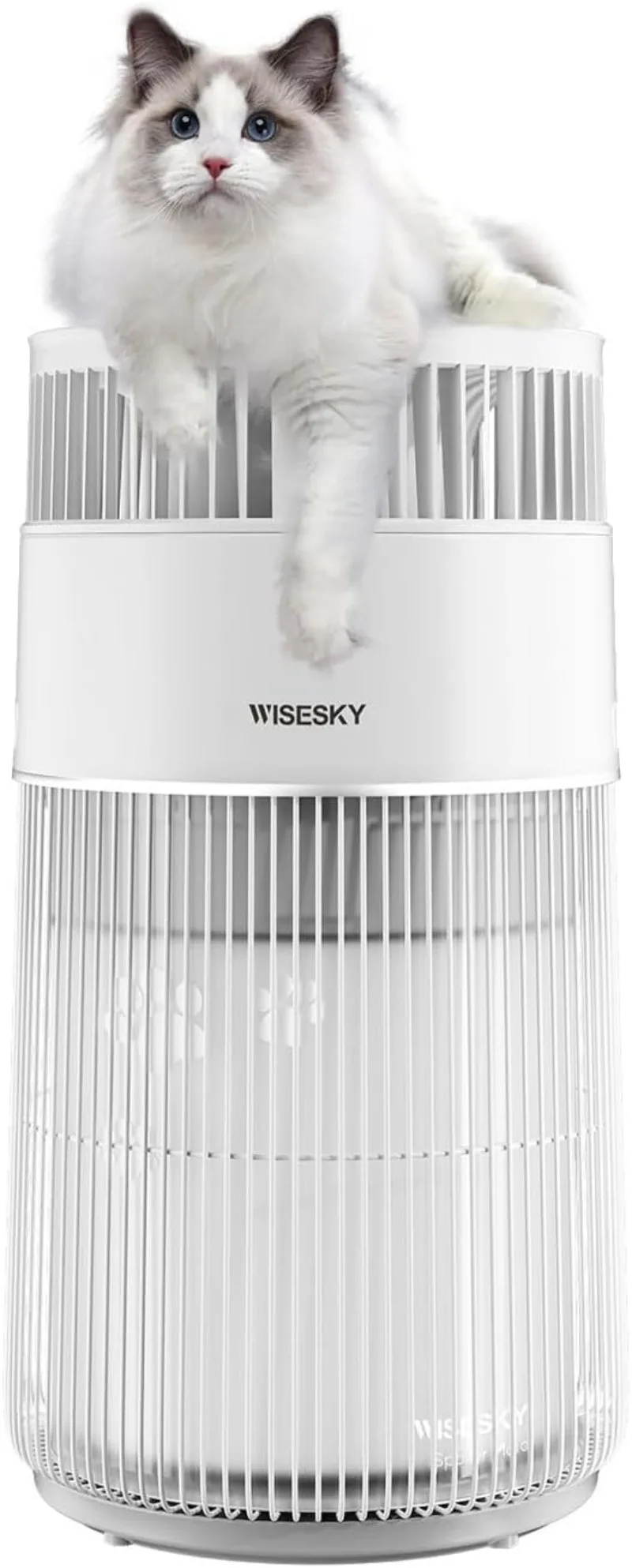 

Air Purifier for Home Cat Hair Pee Smell in Bedroom, Cat Safety by 24 Voltage, 360° Air Inlet, 3 in 1 HEPA Filter Removes Dust