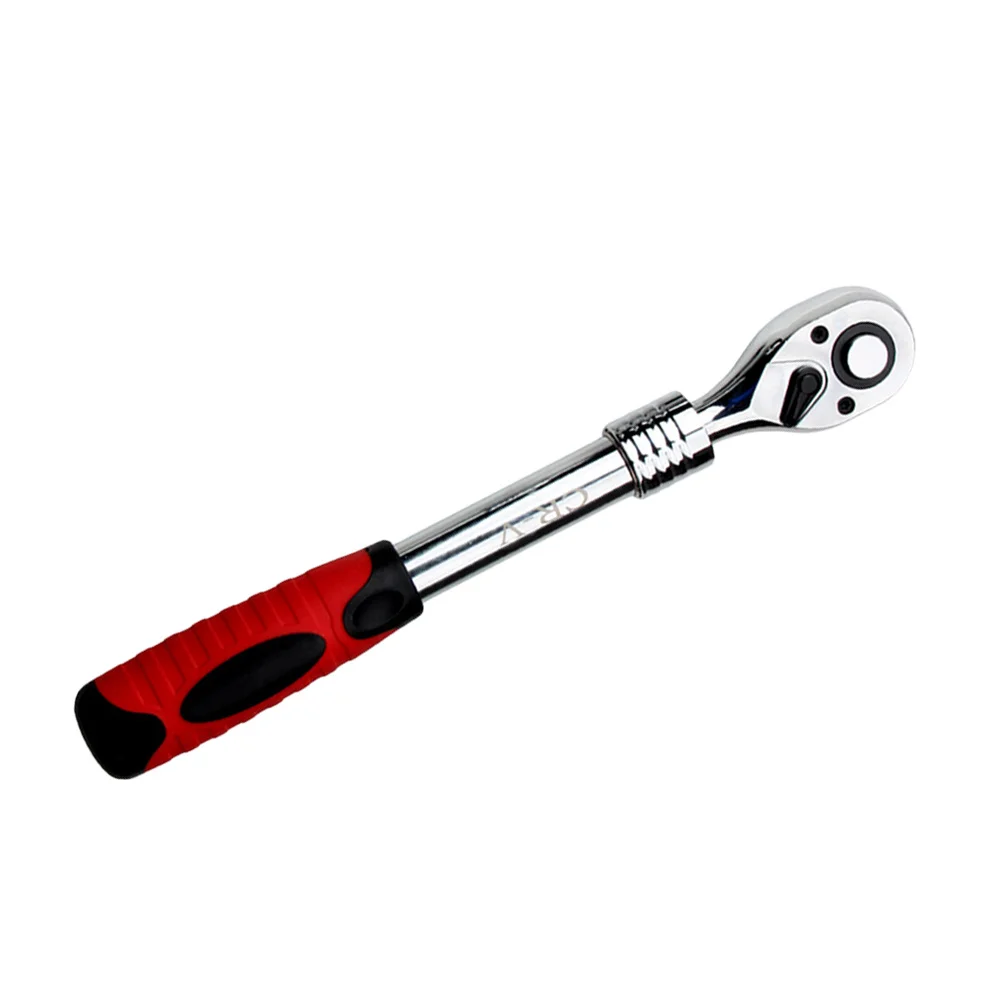 

Telescopic Wrench 1/2 Inch Head Ratchet Red Quick Release Reversible For Confined Spaces Extendable Spanner Right