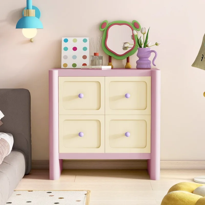 خزائن فرنسية متباينة ممتازة لغرفة المعيشة، خزانة جانبية لغرفة النوم، درج تخزين، خزانة مطلية #4