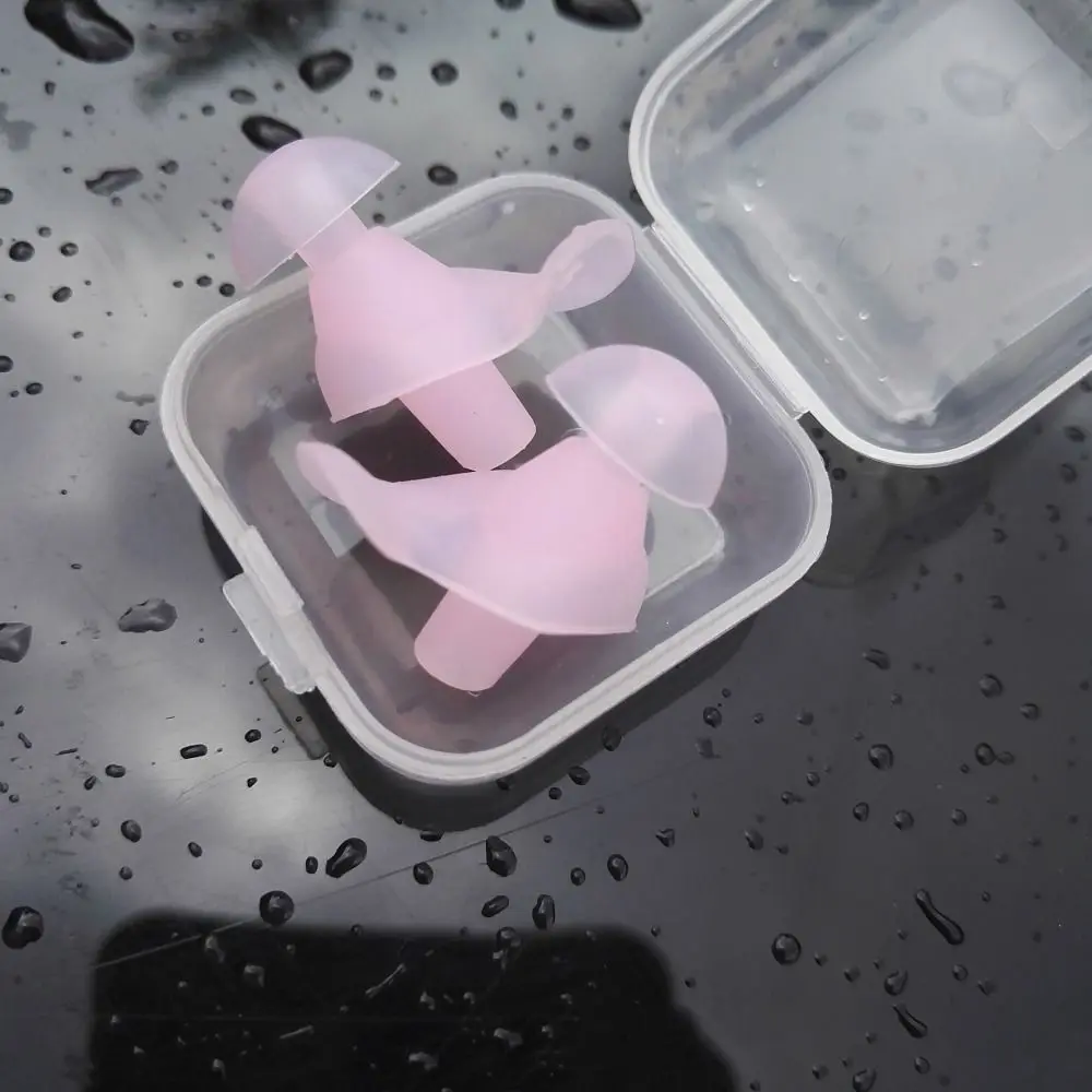 Shower Ear Plugs Swimming Accessories Swimming Gear Ear Plugs Anti Noise Earplugs Swimming Silicone Earplugs Ear Plugs