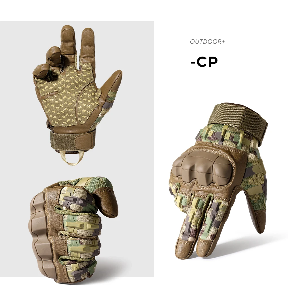 Taktische Outdoor-Handschuhe mit Touchscreen, Hartschale, rutschfeste Schutzausrüstung für Sport, Wandern, Klettern, Jagd, Radfahren, Motorrad – Detail 22