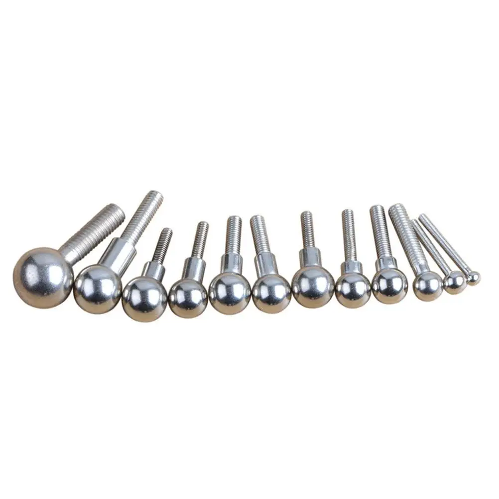 Vis à billes sphérique 20mm, pièces en acier au carbone CNC, accessoires d'imprimante 3D, placage de Nickel, antirouille, léger