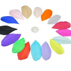 5-8cm Floating Head Feathers Natural Goose Feather Diy Jewelry Pendant Dyed 25 Colors Plumes Craft Decoration Material 50pcs/lot