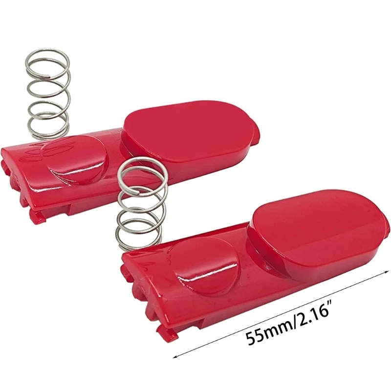 Pacote com 2 travas de clipe de alta qualidade para tubo de varinha de extensão de peça de acionamento elétrico V7 V 8 V10 V11 e