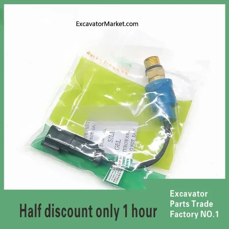 

Excavator Accessories for Jiexibo Pressure Sensor (Blue) JCB332/J0671 Alarm Sensor Plug Switch Plug