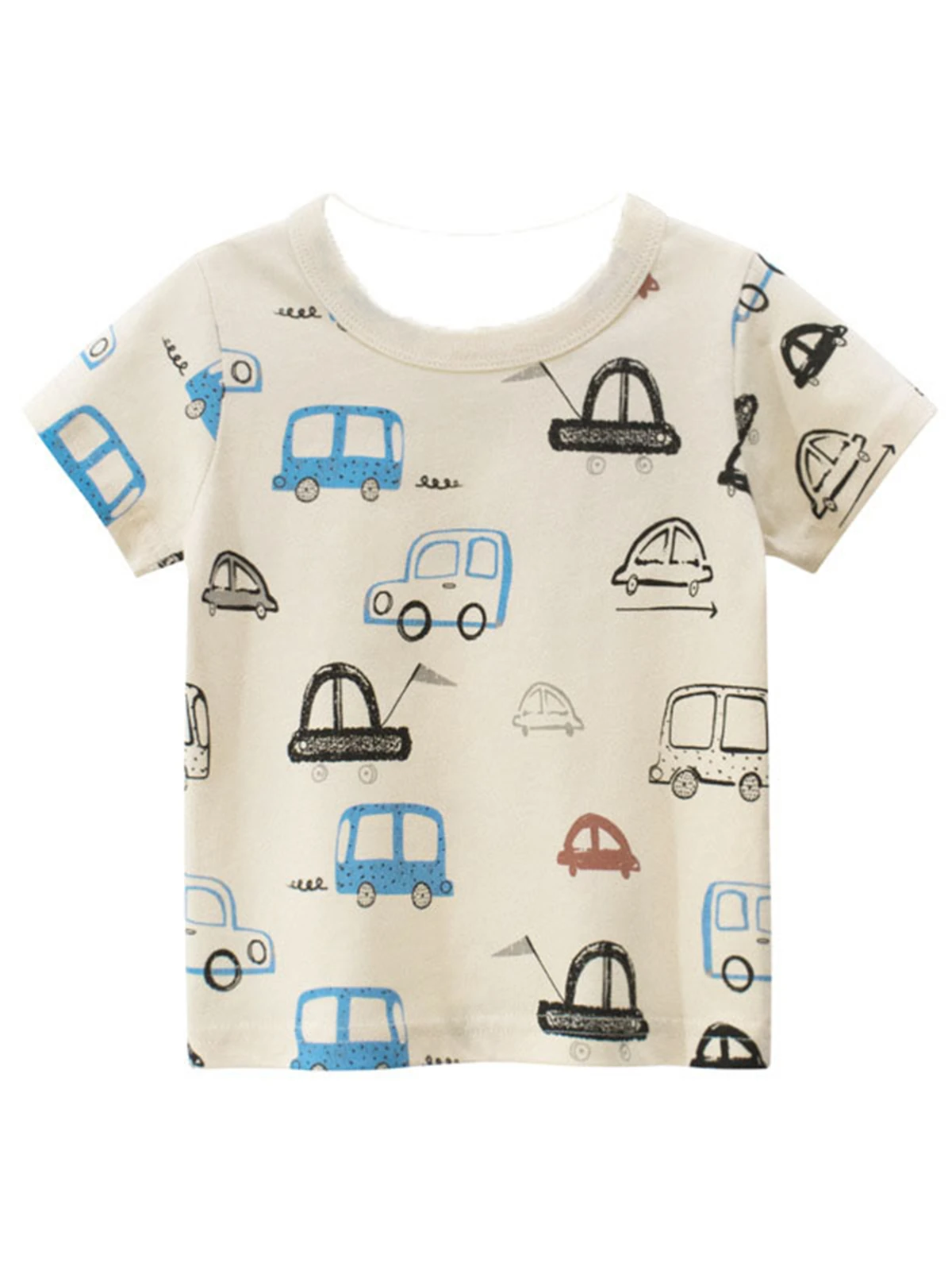 Candy Color T-shirts for Boys And Girls Short-Sleeve Summer Tops Children's School Outfits Teenager Friendly