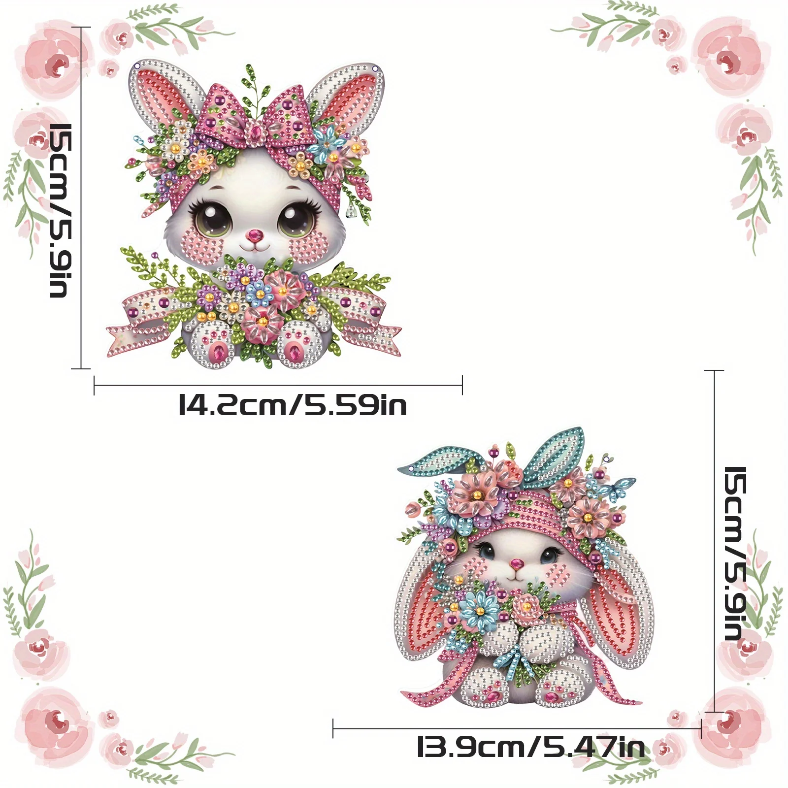 2 шт., подвесной набор для алм – обзор и цена Art Craft Rabbit