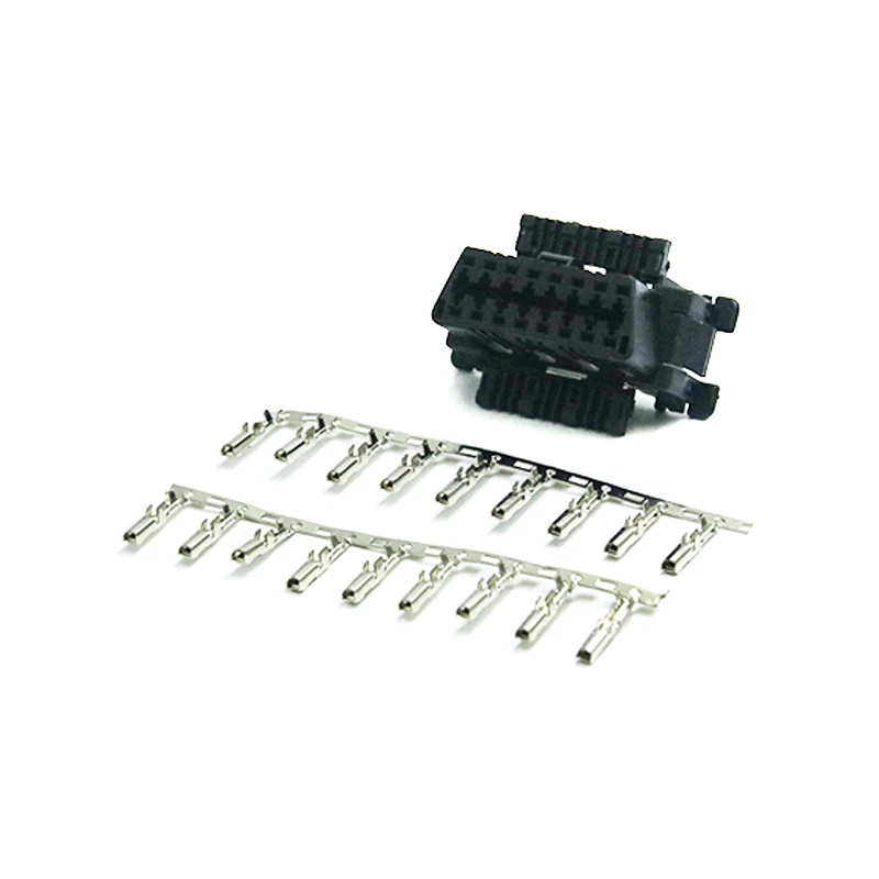 16 Pin White or Black J1962 OBD Connector Female OBD Interface Universal OBDII Adapter OBD2 Plug with Terminal for Toyota Nissan view 6