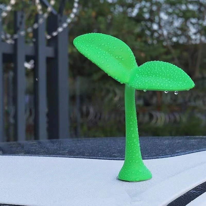 Car Roof Sapling Decorative Sticker Suitable for All Seasons Cute Three Dimensional Waterproof Household Use
