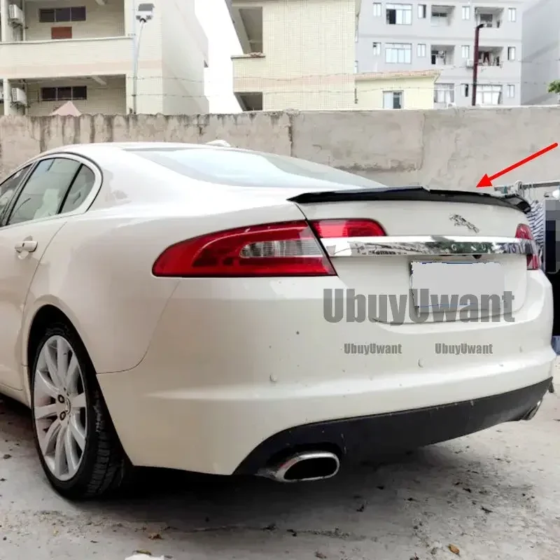 For Jaguar XF 2008 2009 2010 2011 2012 2013 2014 2015 High Quality ABS Material Rear Trunk Lip Spoiler Wing Body Kit Accessories - view 4