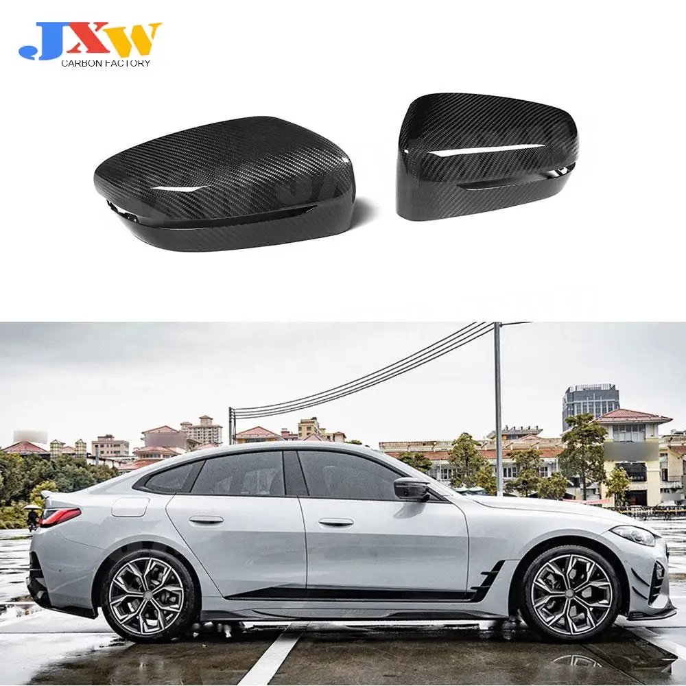 

Dry Carbon Car Rearview Side Mirror Cover Replacement Bodykits for BMW 2 3 4 Series G42 2021+ G20 G28 G22 G23 G26 2020-2022 LHD