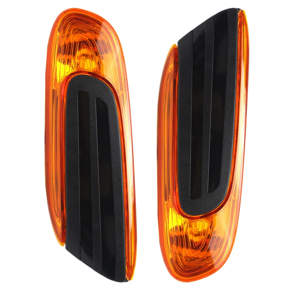 Pair Turn Signal Light Covers For Mini Cooper F55 F56 F57 2014 2015 2016 2017 2018 2019-2021 ABS Amber 63137298346 63137298345