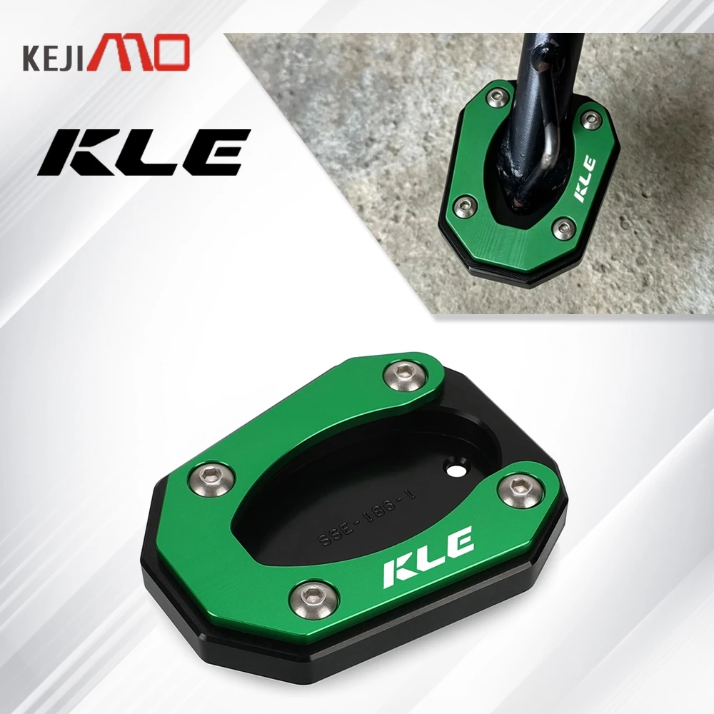 

For KAWASAKI KLE500 KLE 500 SE ABS 2025 2026 2027 kle500 kle 500 Motorcycle Accessories Side Stand Extension Kickstand Foot Pads
