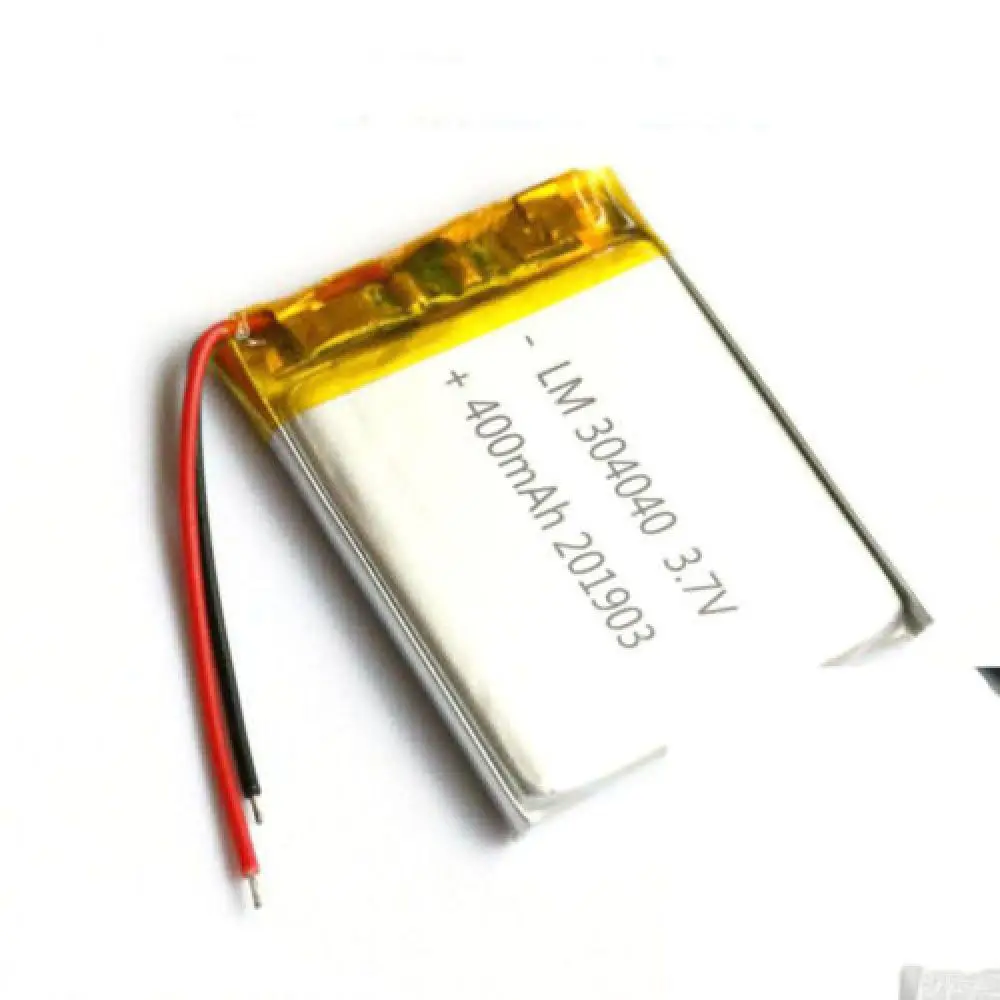 Rechargeable 3.7V 400Mah 304040   Polymer Ion Battery For MP165 MOBILE POWER SMART WATCH TABLET CAMERA POWER BANK