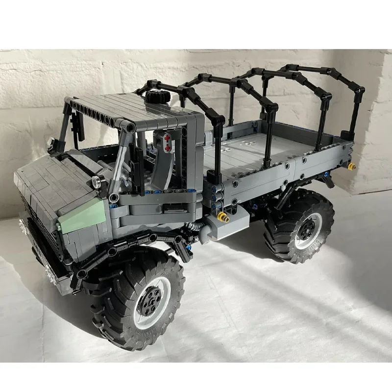 MOC-92268 City Classic Cargo Military Transport Truck Building Block Model 1243 Pieces Boys' and Children's Birthday Toy Gift