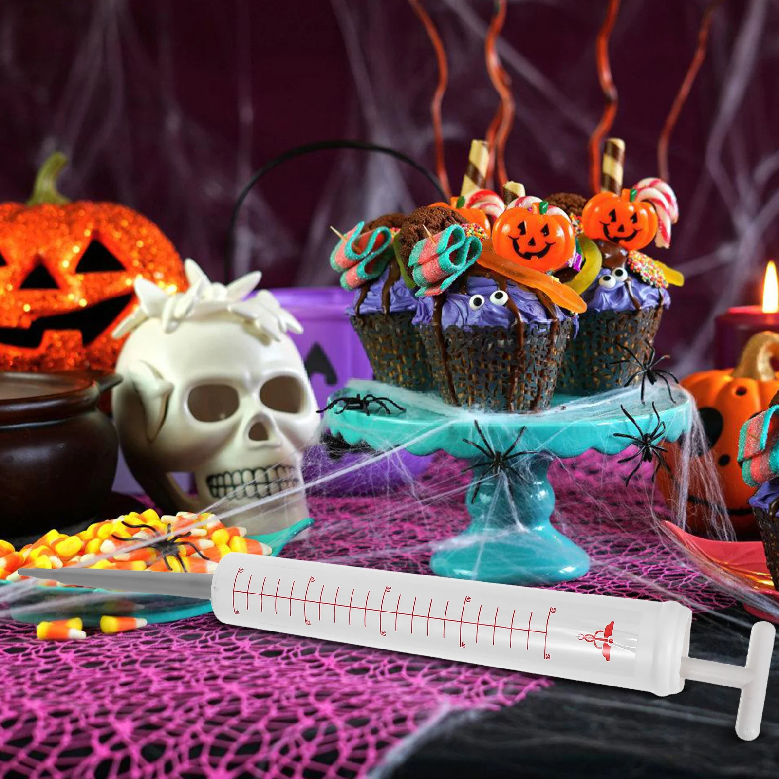 51 سنتيمتر حقنة عملاقة الدعامة نفخ حاقن وهمية لجميع القديسين الطرف الديكور معاطف للأطباء والممرضات زي ملحق الجدة جامبو